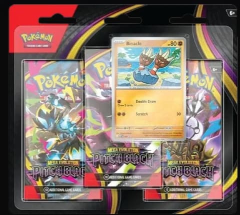 3-Pack Blister - Pitch Black