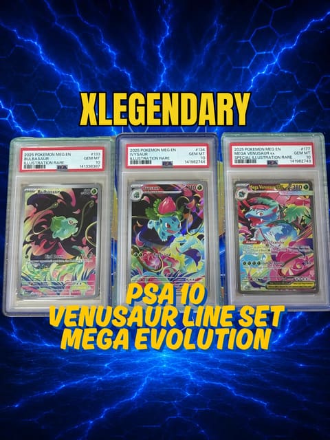Bulbasaur, Ivysaur, and Venusaur Set